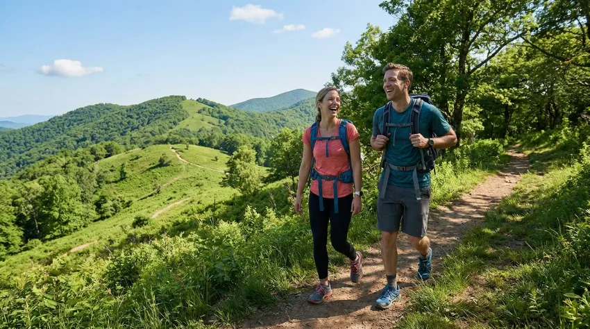 Par med pohodništvom v hribih