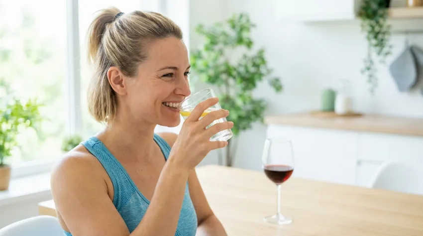 Alkohol in hujšanje: zakaj “samo 2 kozarca” ustavita napredek (in kako se rešiti brez drame)