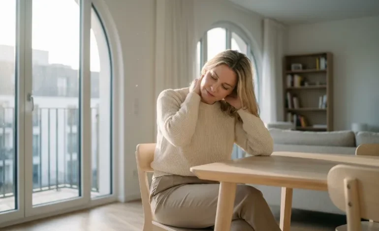 Vaje za vratno hrbtenico: Kako odpraviti “Tech Neck” (računalniški vrat) v 3 minutah