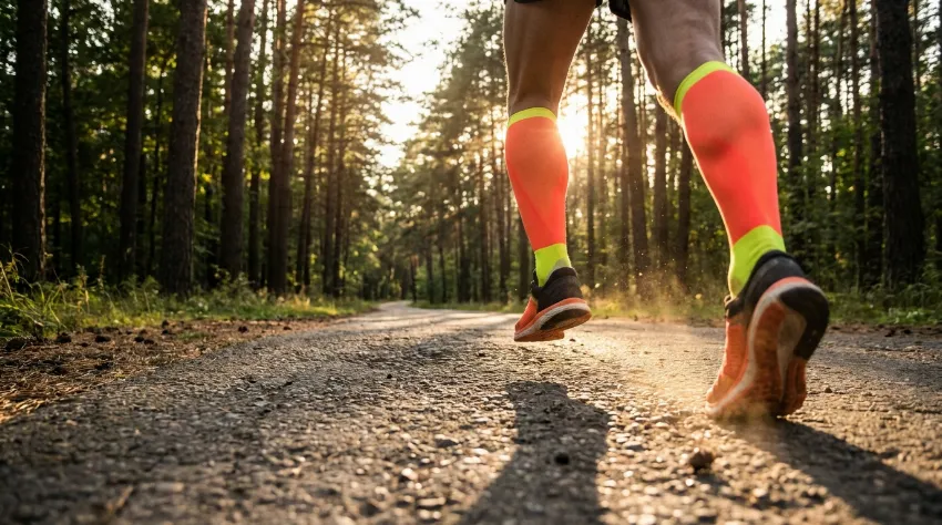 Kompresijske nogavice za tek: modna muha ali nepogrešljiv pripomoček za regeneracijo?