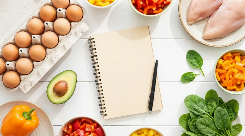 Kaj jem v enem dnevu za izgubo maščobe: 3 hitri in okusni recepti (Zajtrk, Kosilo, Večerja)