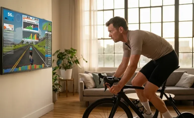 Trening na trenažerju (Zwift): Zakaj brez ventilatorja "kuhate" svoje srce