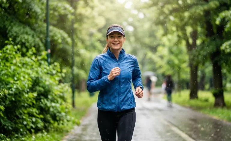 Tek v dežju: Zakaj je nepremočljiva jakna pogosto napaka in kaj obleči, da vas ne zebe