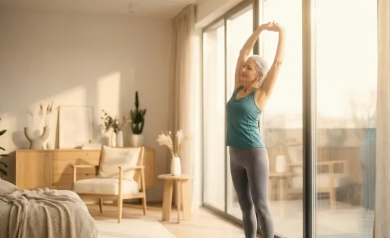 Vaje za ravnotežje za starejše: 5 varnih gibov, ki preprečijo padce in ohranijo samostojnost