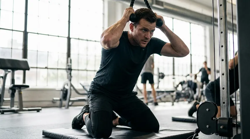 Fitnes vaje za trebuh: 5 vaj z obremenitvijo za “six-pack” (ki jih ne morete delati doma)